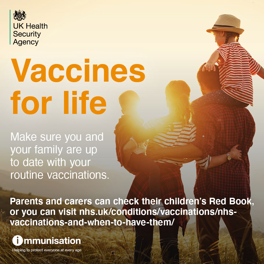Vaccines For Life - Routine vaccination reminder